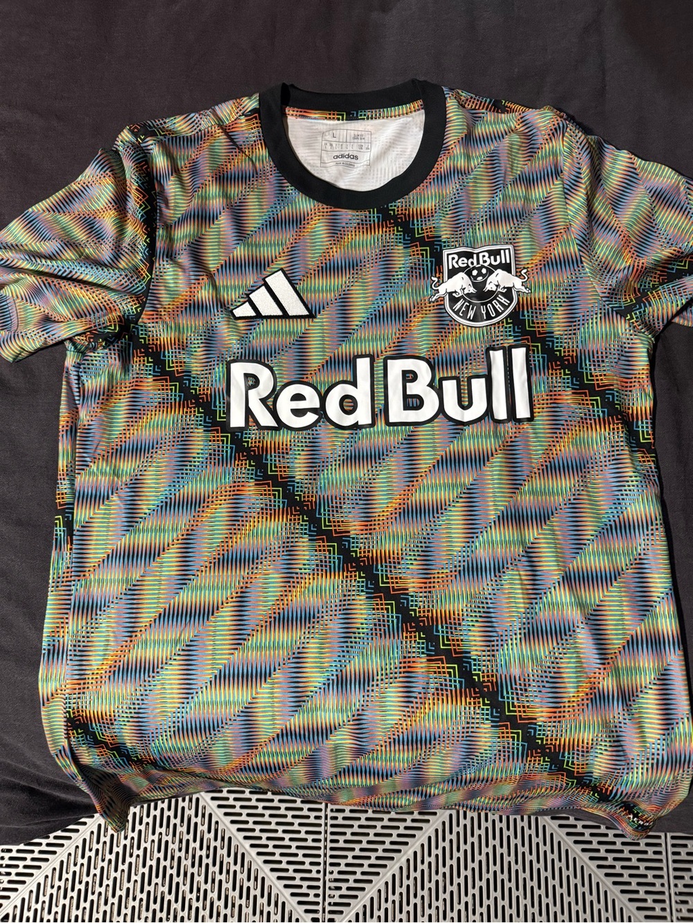 Adidas Men’s New York Red Bulls Pre-Match Hispanic Heritage Kit 2024